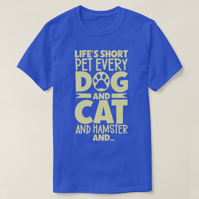 Sällskapsdjur T Shirt (Design framsida)