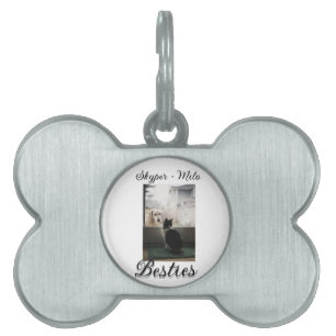 Sällskapsdjur vänner add name husdjur foto djur kä ID-bricka husdjur