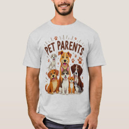 Sällskapsföräldrar: Olämplig illustration av Hårig T Shirt