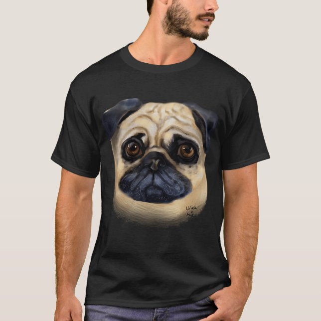 sällskapshundvalp t shirt (Framsida)