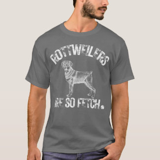 Sällskapsrottweilers är så coola Rottweiler hund v T Shirt