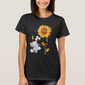 Sällsynt att kallas Mama Elefant Solros Mor T Shirt