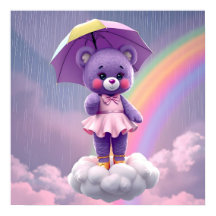 Sällsynt Bear ~ Lila