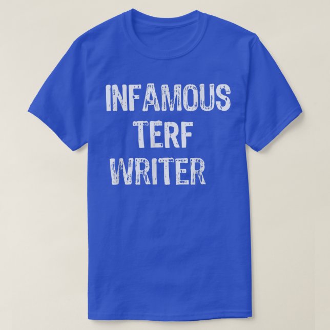 Sällsynt berömd Terf Writer T Shirt (Design framsida)