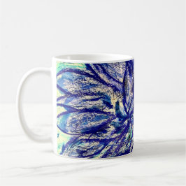 Sällsynt Blue Dahlia Kaffemugg