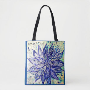 Sällsynt Blue Dahlia Tygkasse