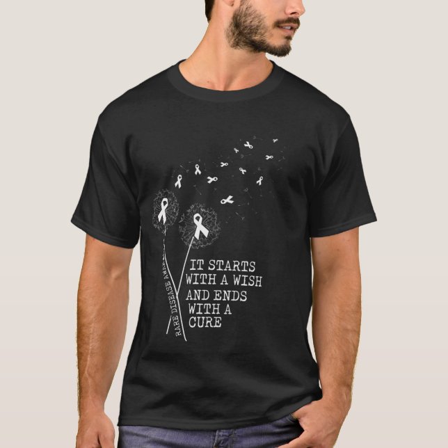 Sällsynt Disease Sällsynt Sällsynt Sjukdomskänsla  T Shirt (Framsida)