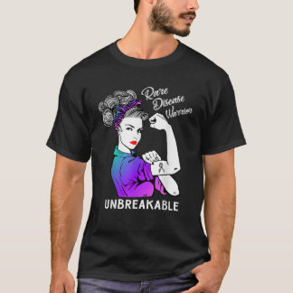 Sällsynt Disease Warrior Obrytable Awareness Gift T Shirt