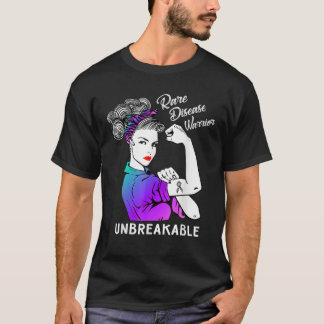 Sällsynt Disease Warrior Obrytable Awareness T Shirt