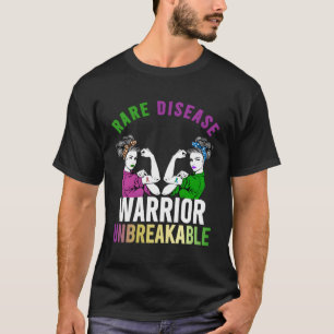 Sällsynt Disease Warrior Obrytable T-Shirt Sällsyn