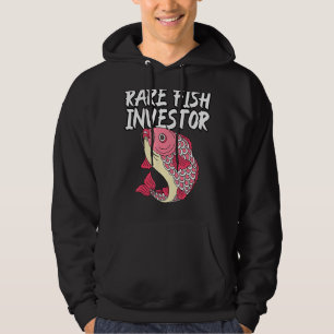 Sällsynt Fish Investor Sigma Grindset Dank Meme Vi Hoodie