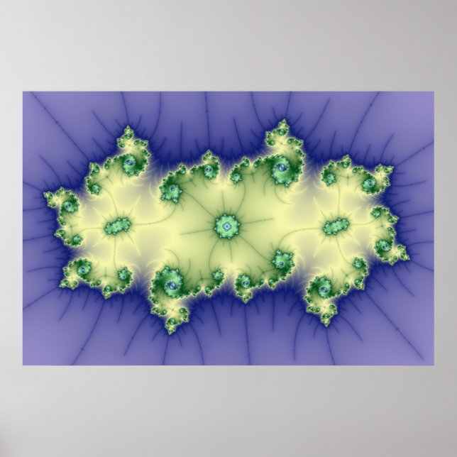 Sällsynt Gem - Fractal Poster (Framsidan)