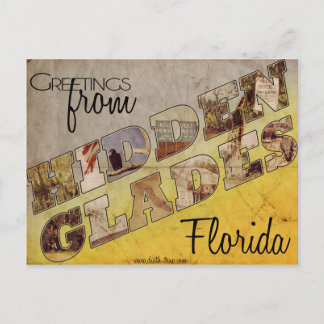 Sällsynt Gömt Glades-vykort Vykort