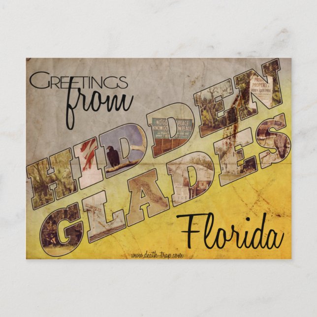 Sällsynt Gömt Glades-vykort Vykort (Framsida)