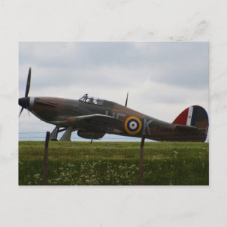 Sällsynt Hawker Hurricane Vykort