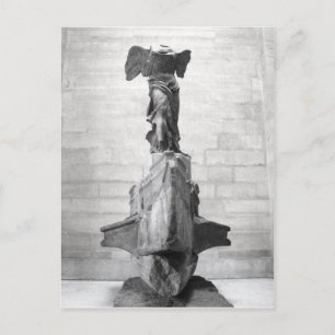 Sällsynt Head On View Winged Victory of Samothrace Vykort