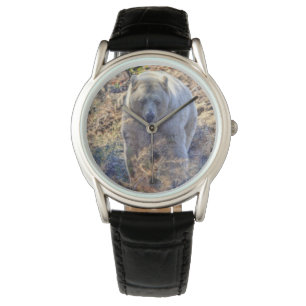 Sällsynt Kermode Bear (Spirit Bear) Wildlife Photo Armbandsur