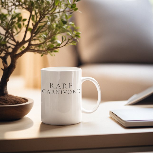 Sällsynt Köttätande Minimalist Kaffemugg (Skapare uppladdad)