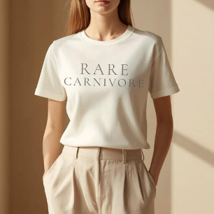 Sällsynt köttätande minimalist t shirt