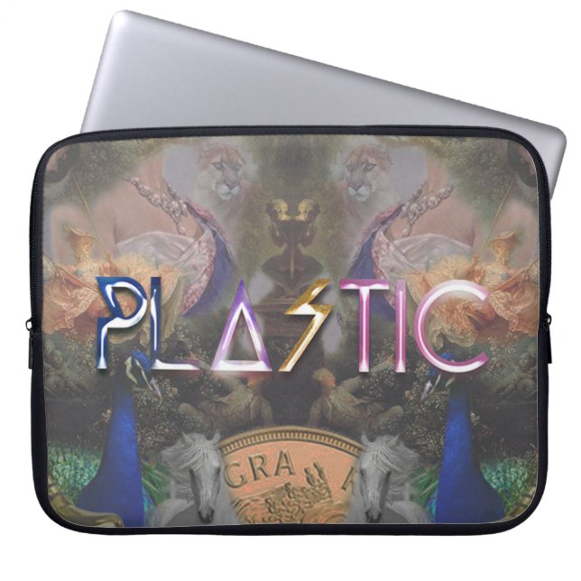 Sällsynt plast- tryckiPad/laptop sleeve (Framsidan)