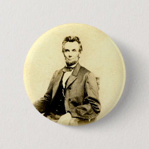 SÄLLSYNT presidentAbraham Lincoln STEREOVIEW Knapp