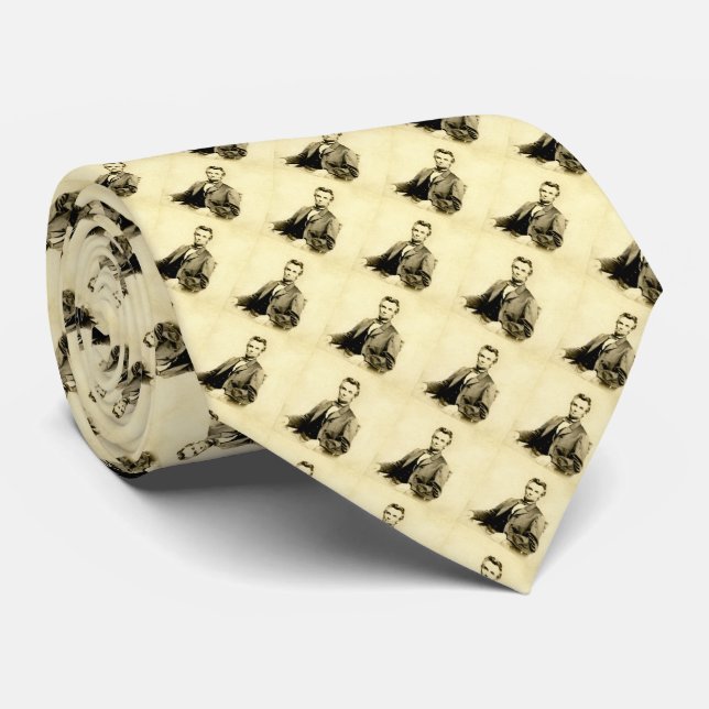 SÄLLSYNT presidentAbraham Lincoln STEREOVIEW Slips (Rullad)