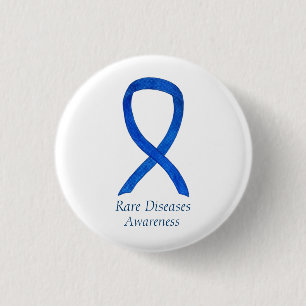 Sällsynt Sjukdom Denim Awareness Anpassningsbar Ri Knapp