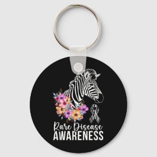 Sällsynt Sjukdomskänsla Känslhet Zebra Sällsynt Di Nyckelring