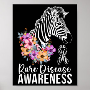Sällsynt Sjukdomskänsla Känslhet Zebra Sällsynt Di Poster