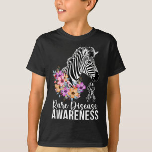 Sällsynt Sjukdomskänsla Känslhet Zebra Sällsynt Di T Shirt