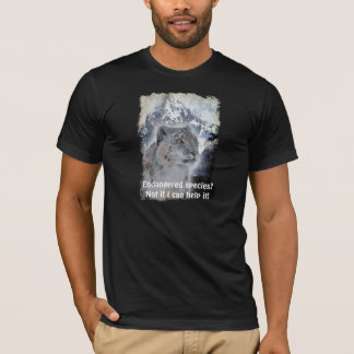 Sällsynt Snö Leopardutrotningshotade arter T-Shirt