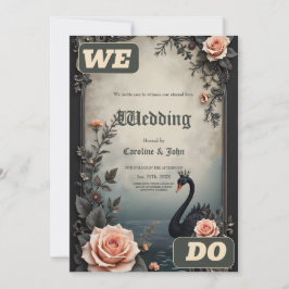 Sällsynt som en svart svan, tidlös som sann kärlek inbjudningar