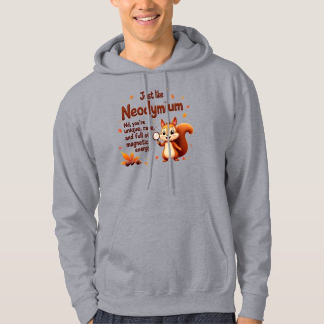 Sällsynt som Neodymium - Thanksgiving för utspädni Hoodie (Framsida)
