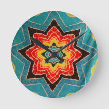 Sällsynt Star Tie Dye PhatDyes Clock