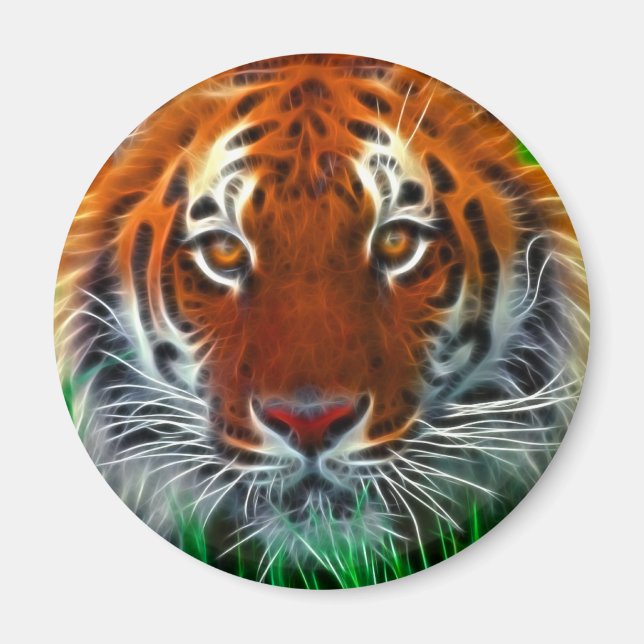 Sällsynt Sumatran Tiger från Indonesien Magnet (Framsidan)