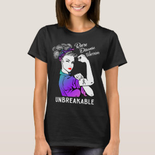 Sällsynt Unbreakable sjukdomkrigare T Shirt