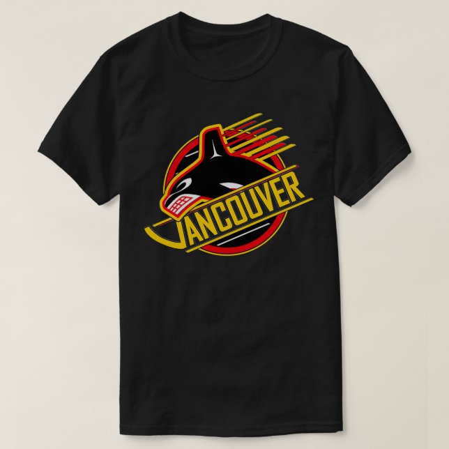 SÄLLSYNT Vancouver Hockey Retro Canucks T Shirt (Design framsida)