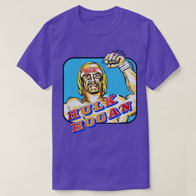 Sällsynt Vintage 80s Hulkster Hogan T Shirt (Design framsida)