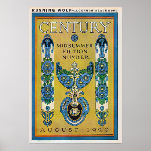 Sällsynt Vintage Century Magazine Poster