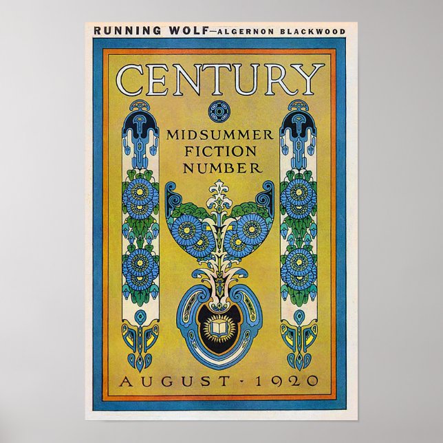 Sällsynt Vintage Century Magazine Poster (Framsidan)