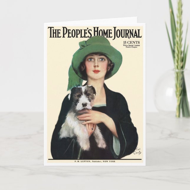 SÄLLSYNT VINTAGE TÄCKER KONSTEARLCHRISTY KORT (Framsida)