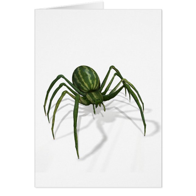 Sällsynt Watermelon Spider Hälsningskort (Framsidan)