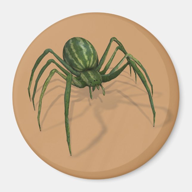 Sällsynt Watermelon Spider Magnet (Framsidan)