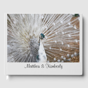 Sällsynt White Peacock Gästböcker