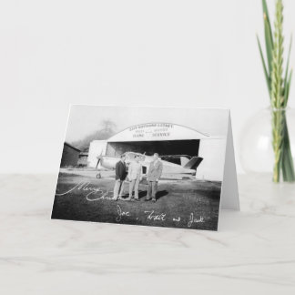 Sällsynt Zahns flygplats - julkort Kort