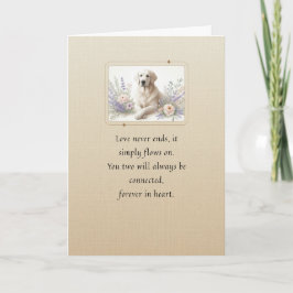 Sällsynta sympatikort, Hund, blommande Ram-serie Kort
