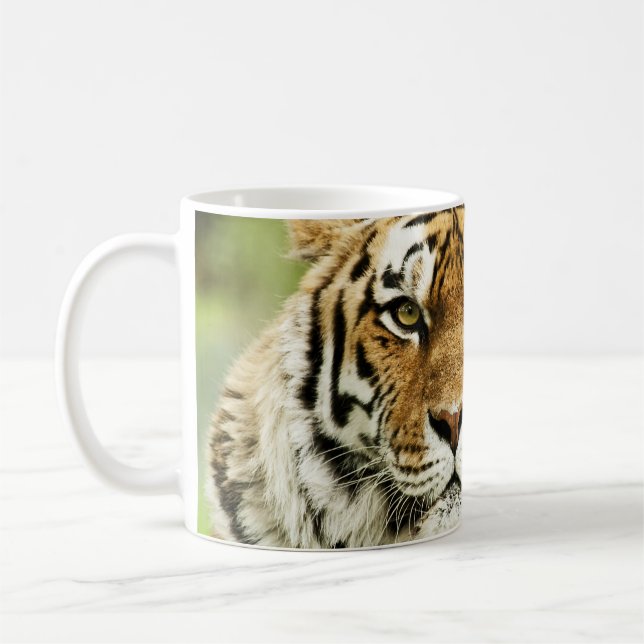 Sällsyntet Sibiriska tigern: hotad återställning Kaffemugg (Vänster)