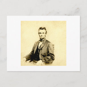 SÄLLSYNTETS president Abraham Lincoln STEREOVIEW V Vykort