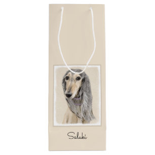 Salluki-målning (Fawn) - Cute Original Hund Art