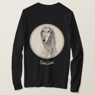 Salluki-målning (Fawn) - Cute Original Hund Art T Shirt
